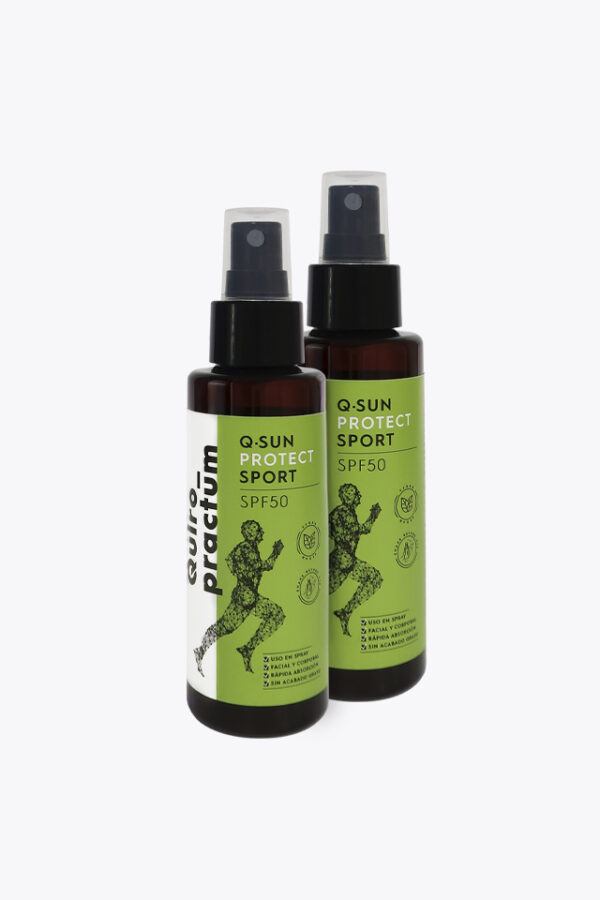 Pack 2 Unidades Q·SUN PROTECT SPORT - Protección Solar en Spray SPF50 100ml