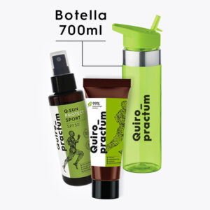 Pack Q·SUN PROTECT SPORT 100ml + QUIROPRACTUM 100ml - Solar y Crema para Masajes