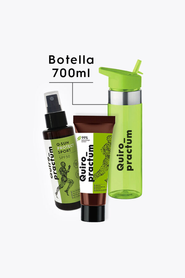 Pack Q·SUN PROTECT SPORT 100ml + QUIROPRACTUM 100ml - Solar y Crema para Masajes